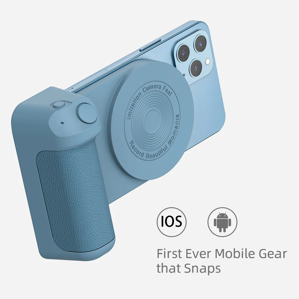 Magnetic Camera Handle Bluetooth Phone Grip