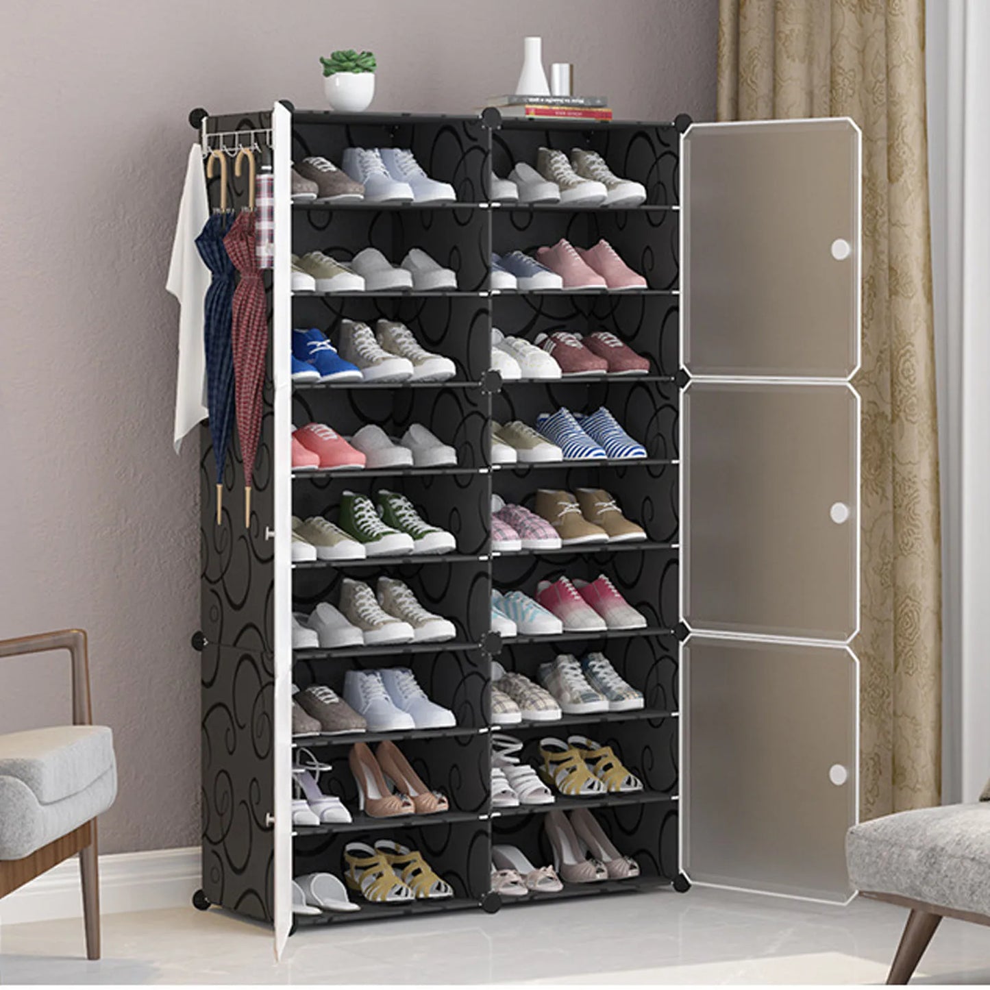 Vertical Shoe Rack Organizer Multi Layer Multifunction