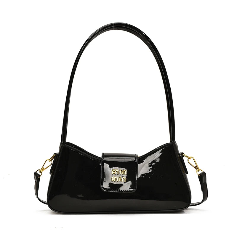 High-end Patent Leather Shoulder Bag