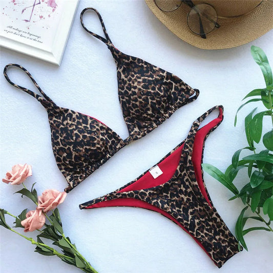 Leopard Printed Swimsuit
