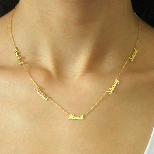 Mother Day Custom Multiple Names Necklace