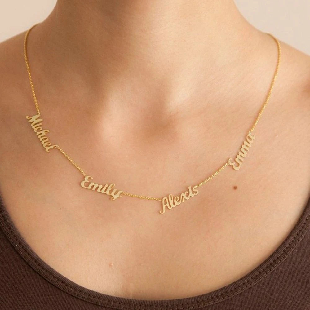 Mother Day Custom Multiple Names Necklace