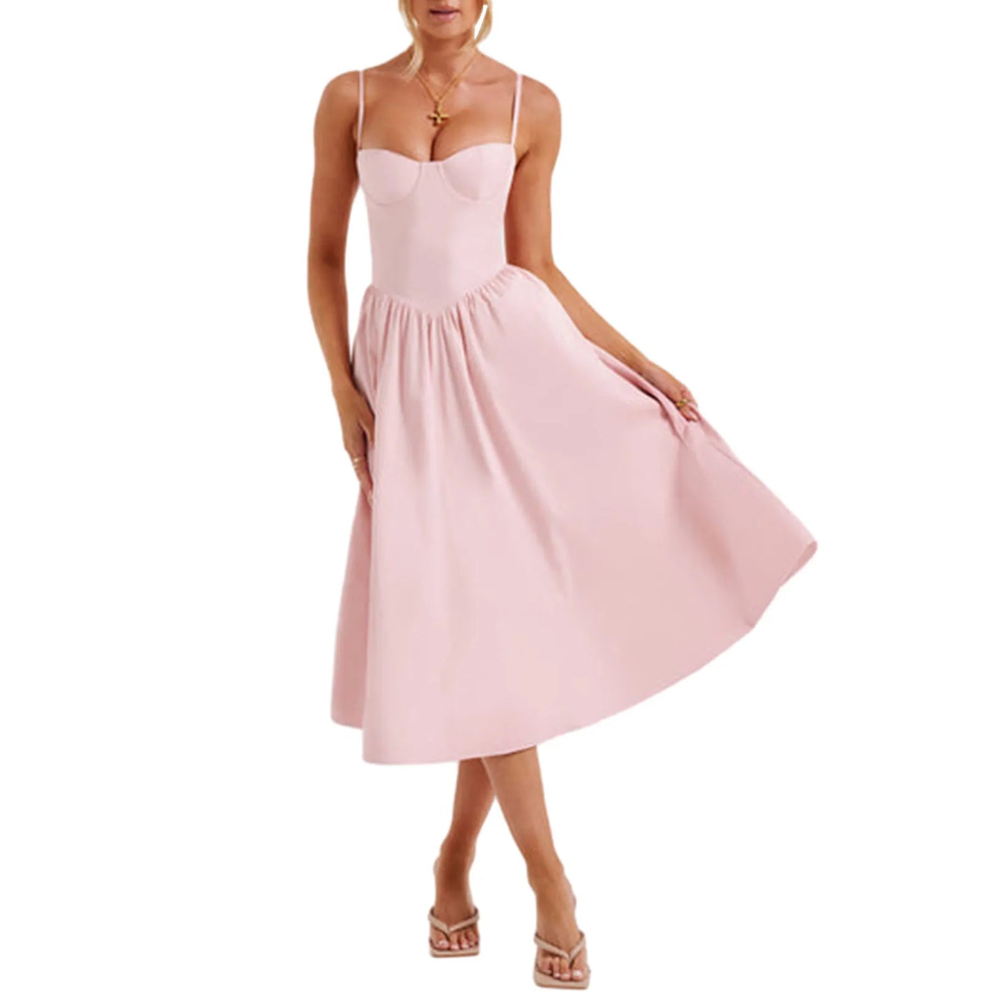 Summer Midi Cami Dress