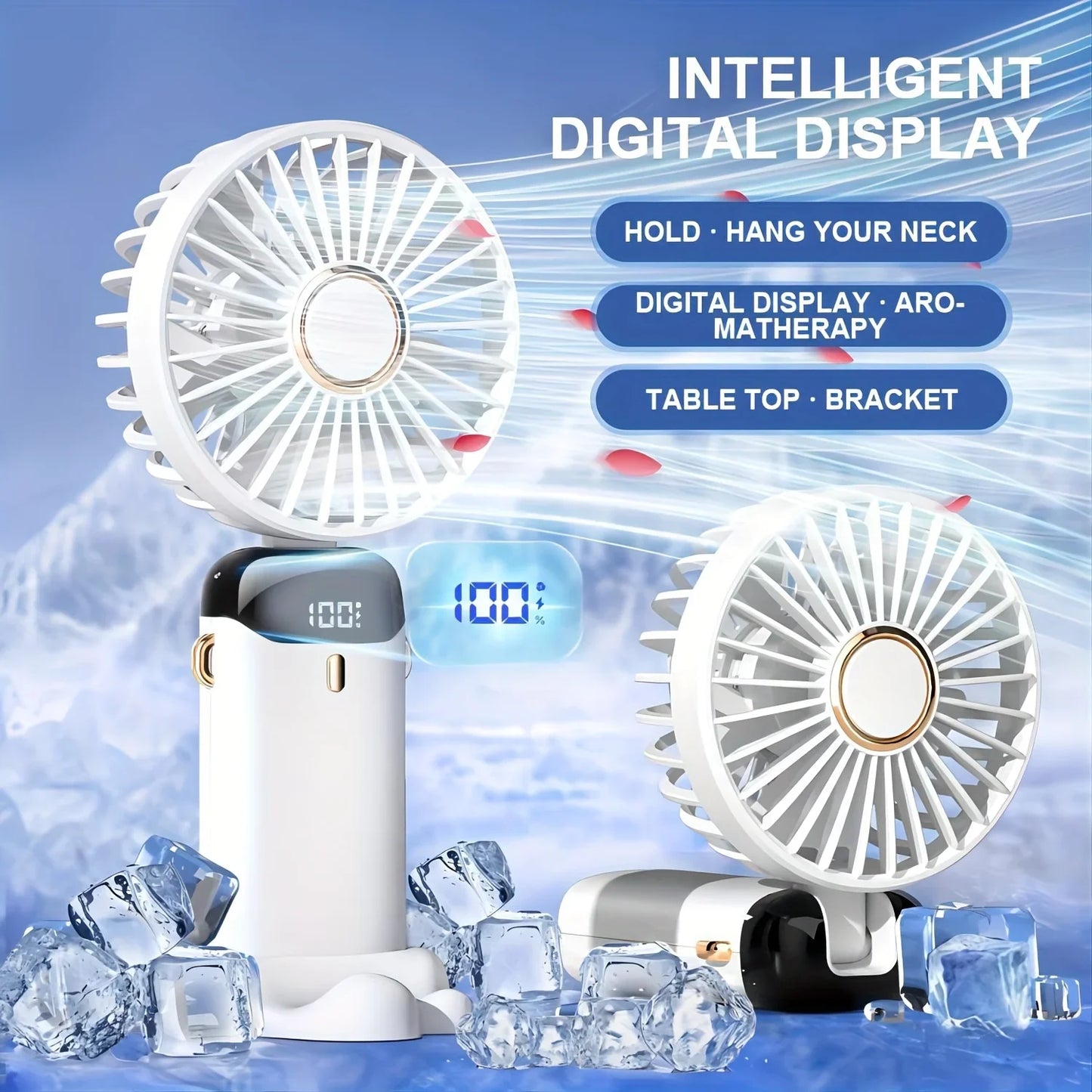 Portable Handheld Fan 2 Pack