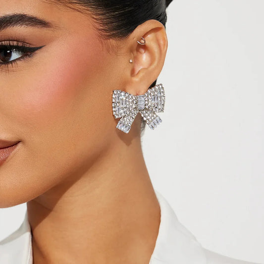 Stonefans Bow Earrings