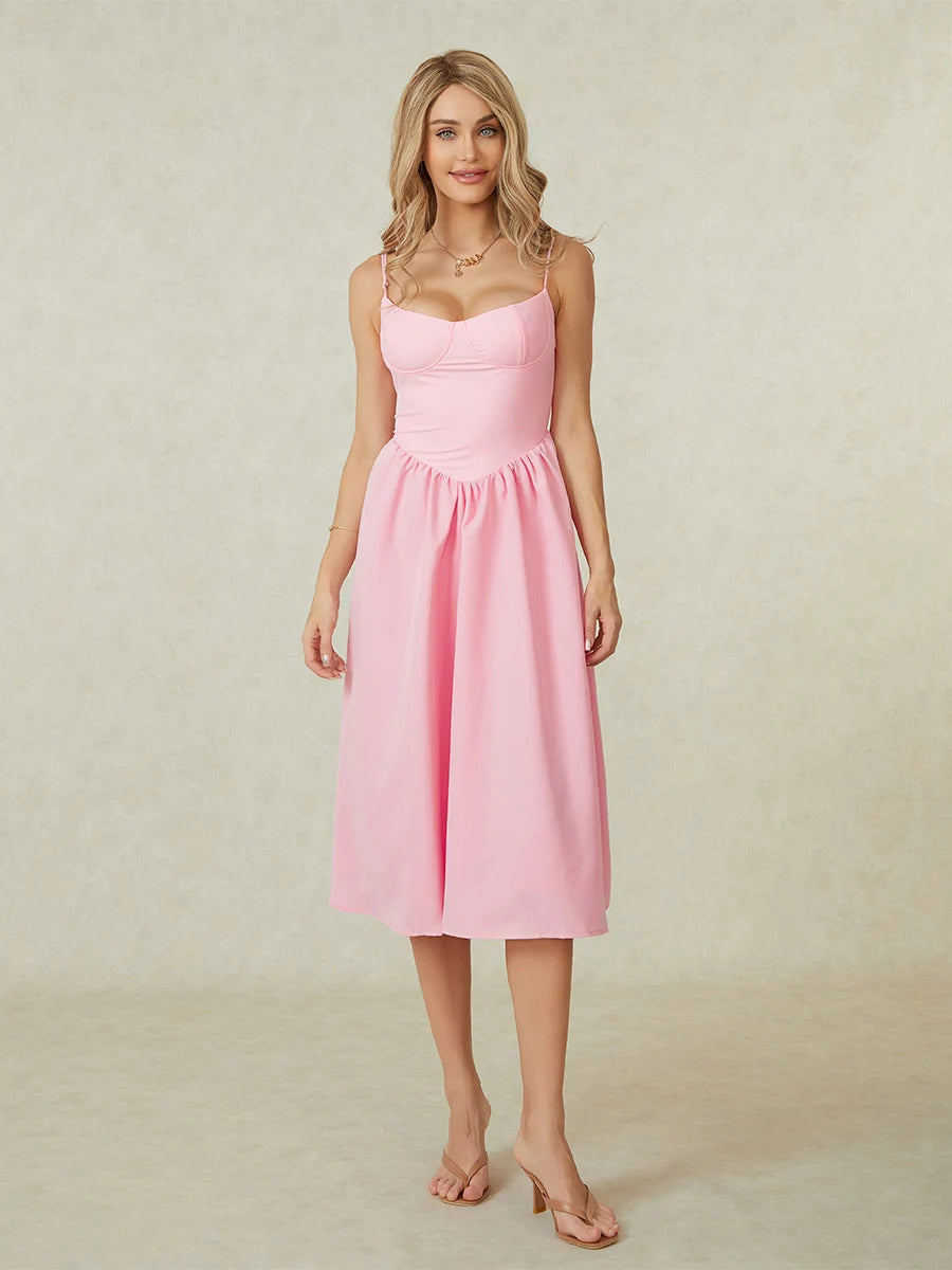 Summer Midi Cami Dress