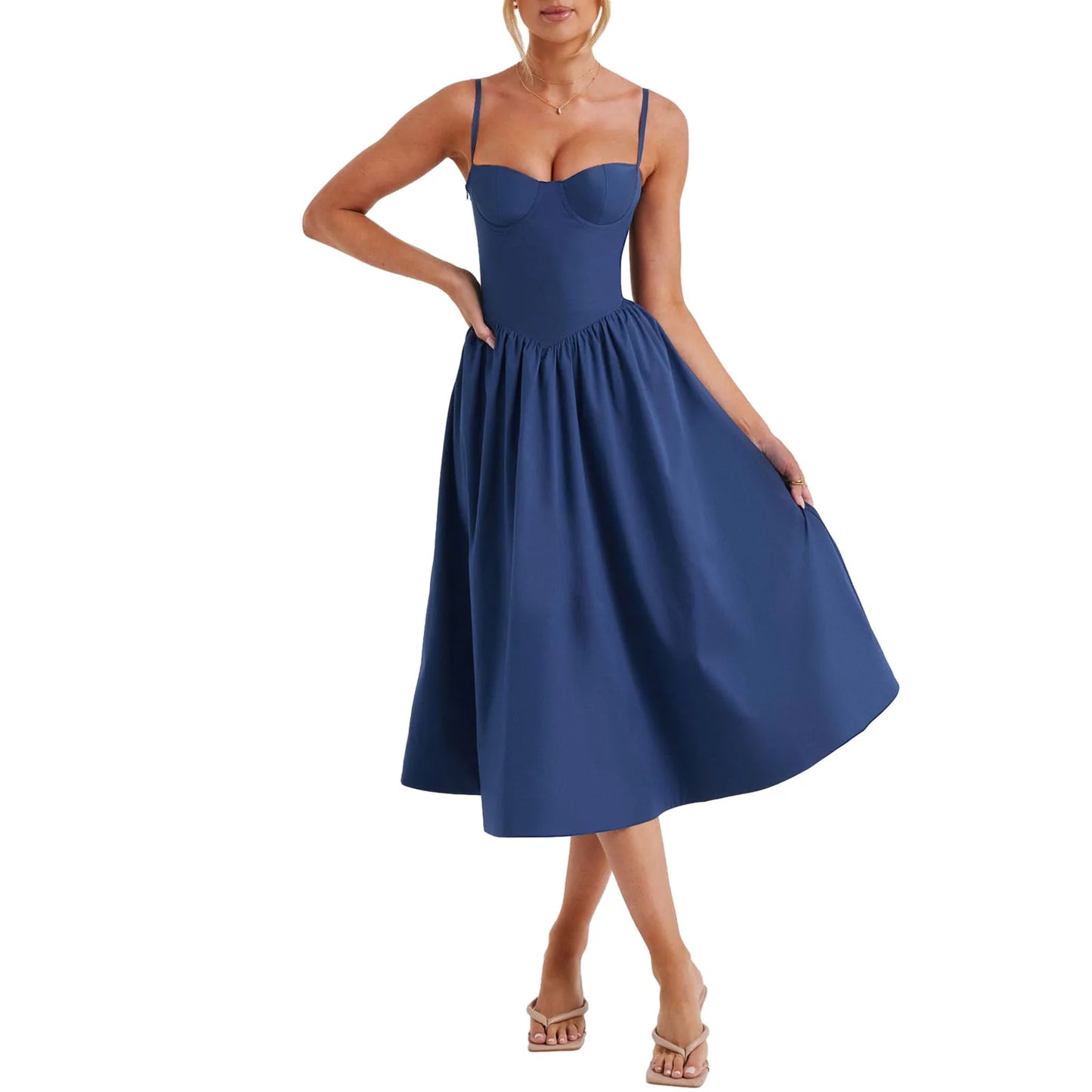 Summer Midi Cami Dress