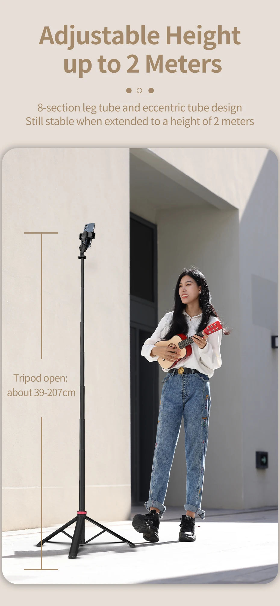 Light Stand Portable Tripod
