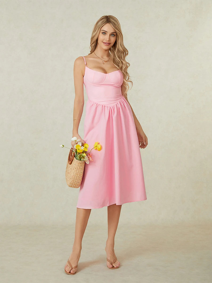 Summer Midi Cami Dress