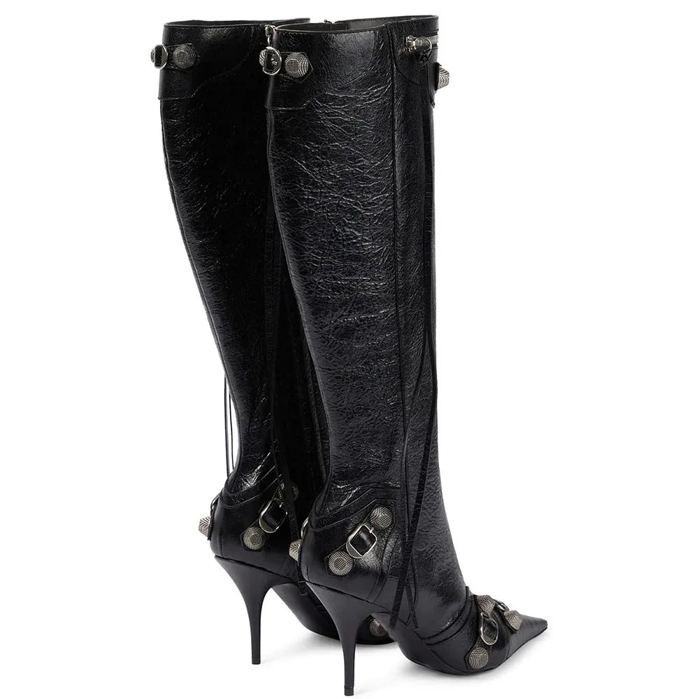Knee High Boots Pointed