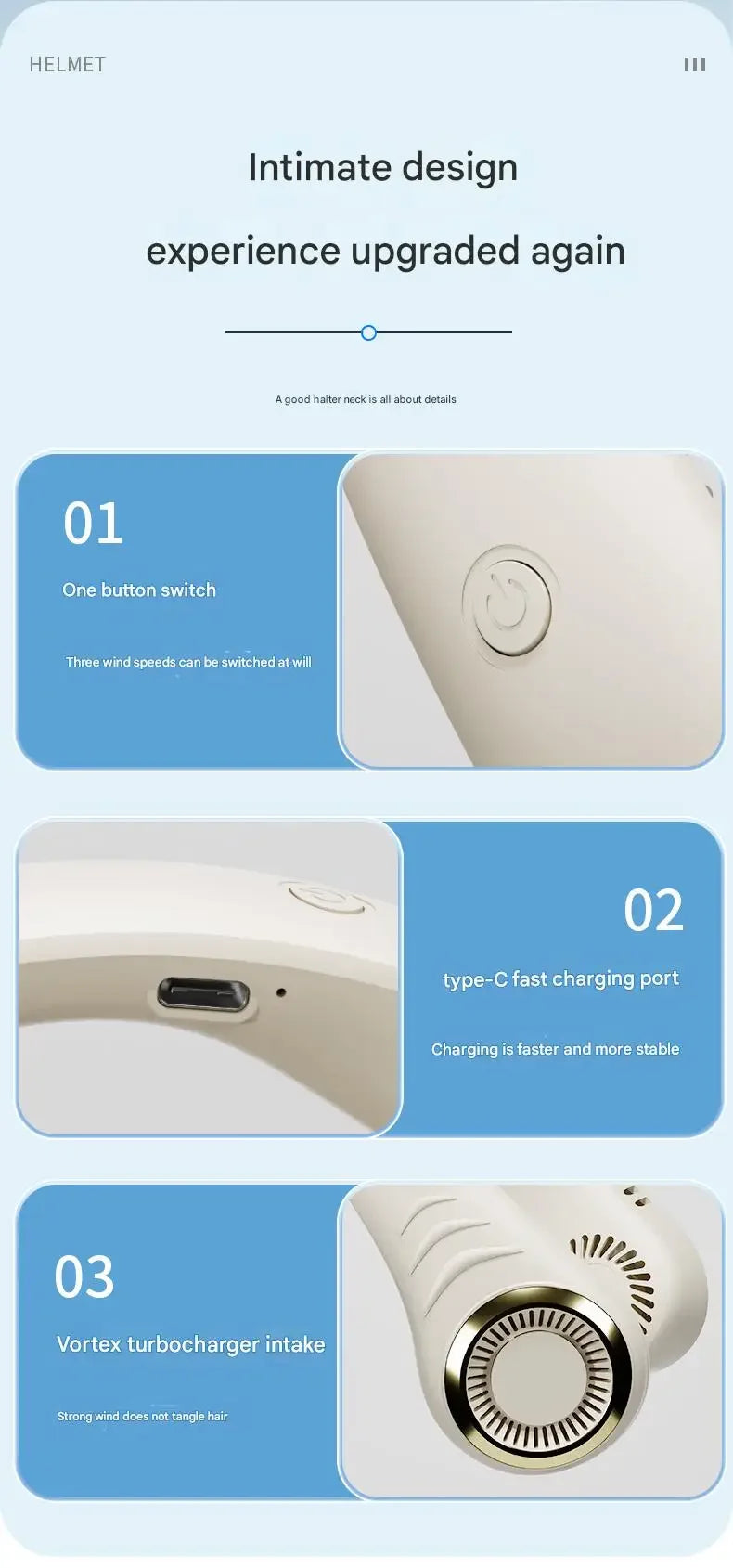 Hanging Neck Fan Portable