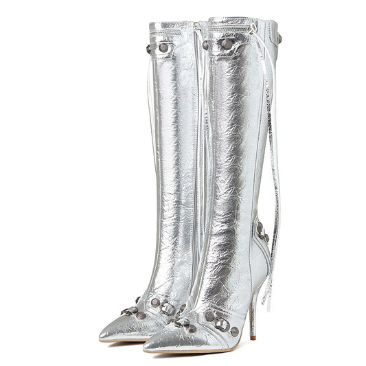 Knee High Boots Pointed